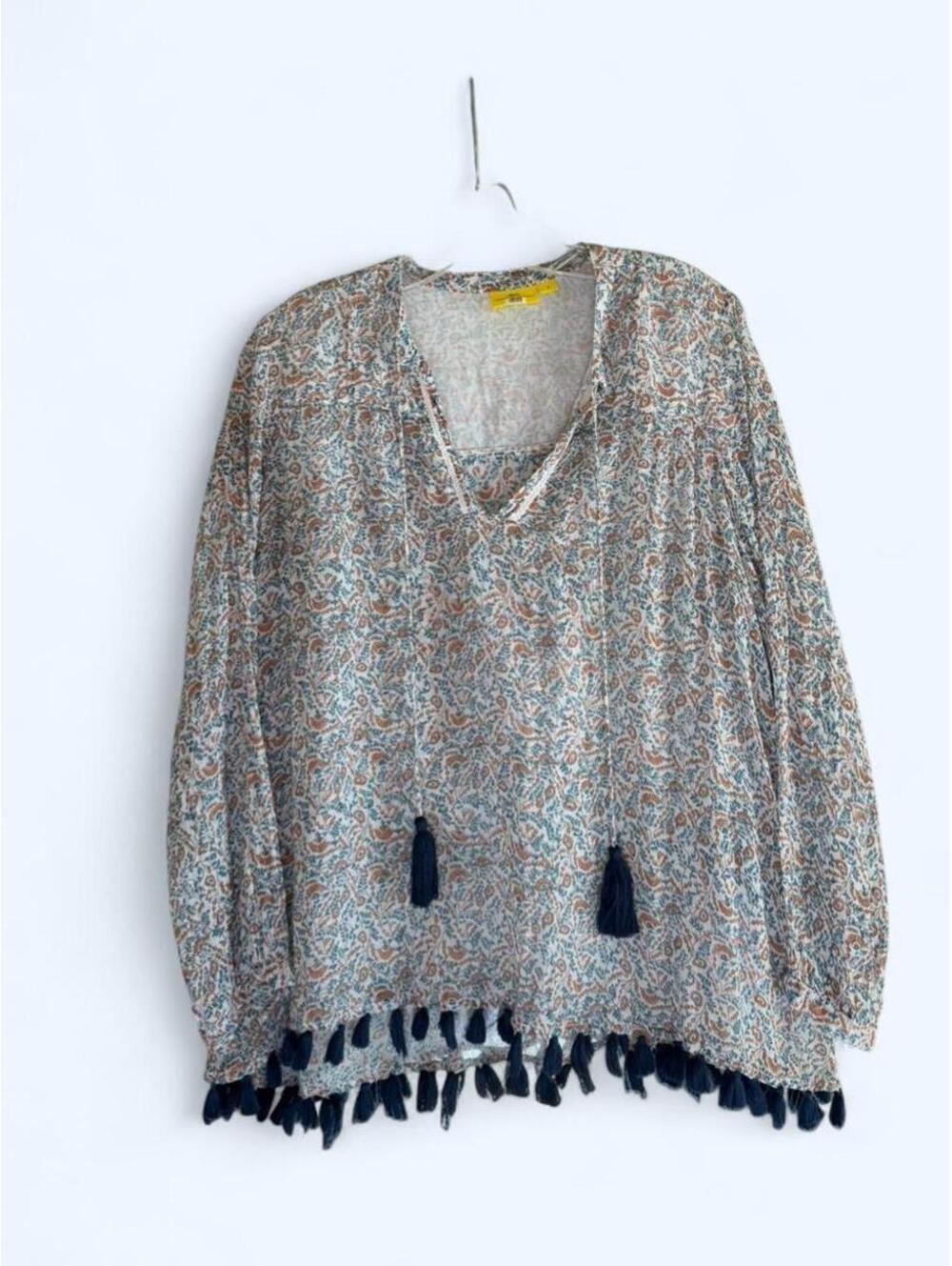 Roller Rabbit Women's Multi and Grey Blous